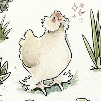 Simple Chibi Chicken